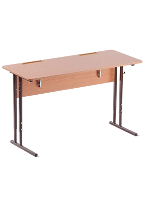 STANDARD Double-seat pupil's table with adjustable parameters of height and inclination of cover, type 2