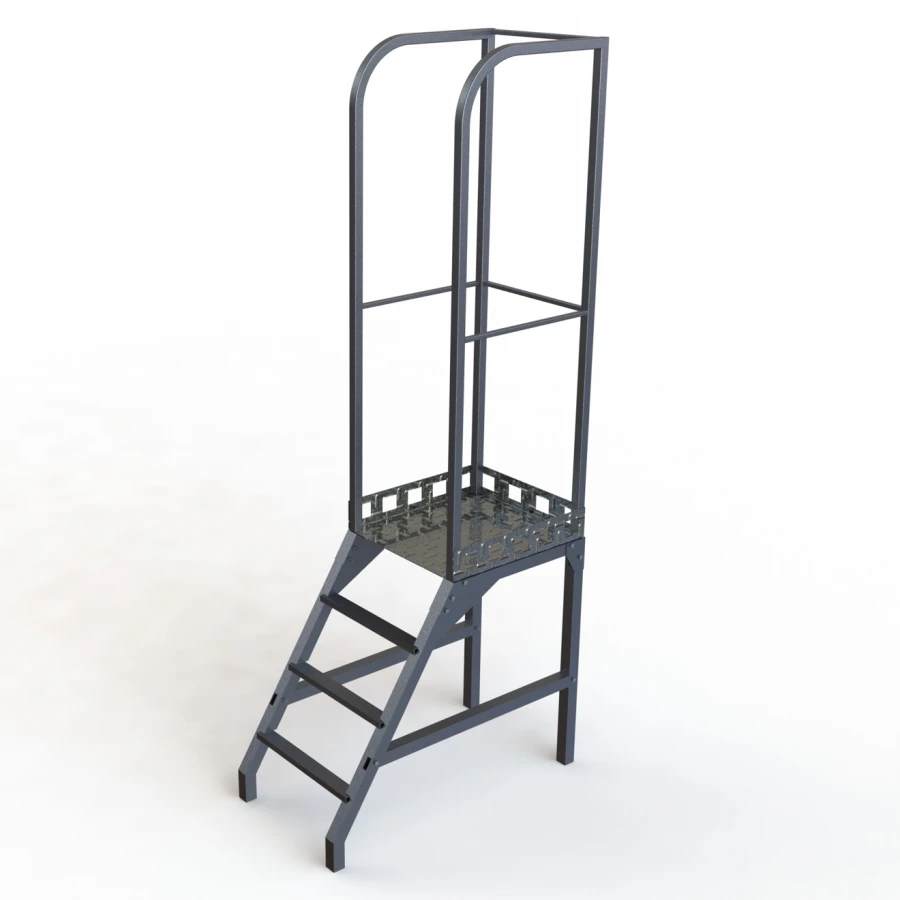 Fixed height aluminium platform ladder LPA-800-150