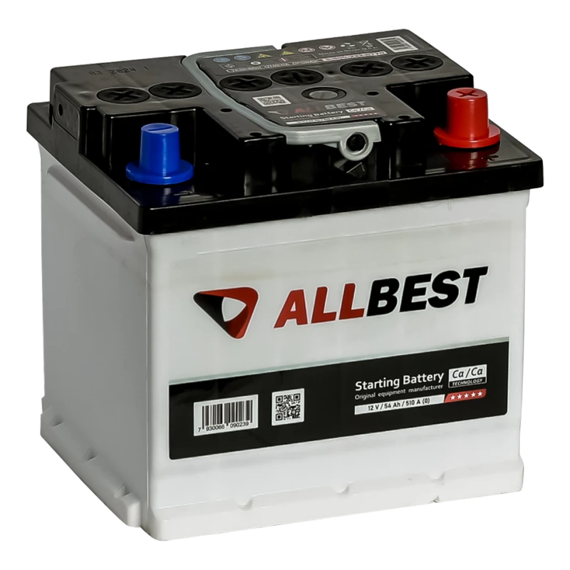 Lead battery for starting piston engines 6ST-54VL "ALLBEST"