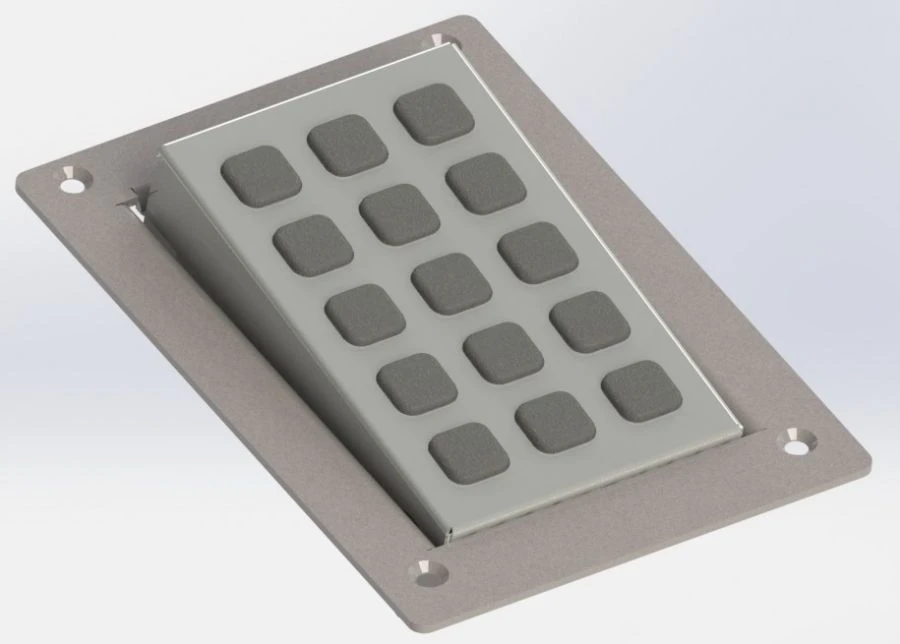 Vigilance control pedal of tram car PBTV001