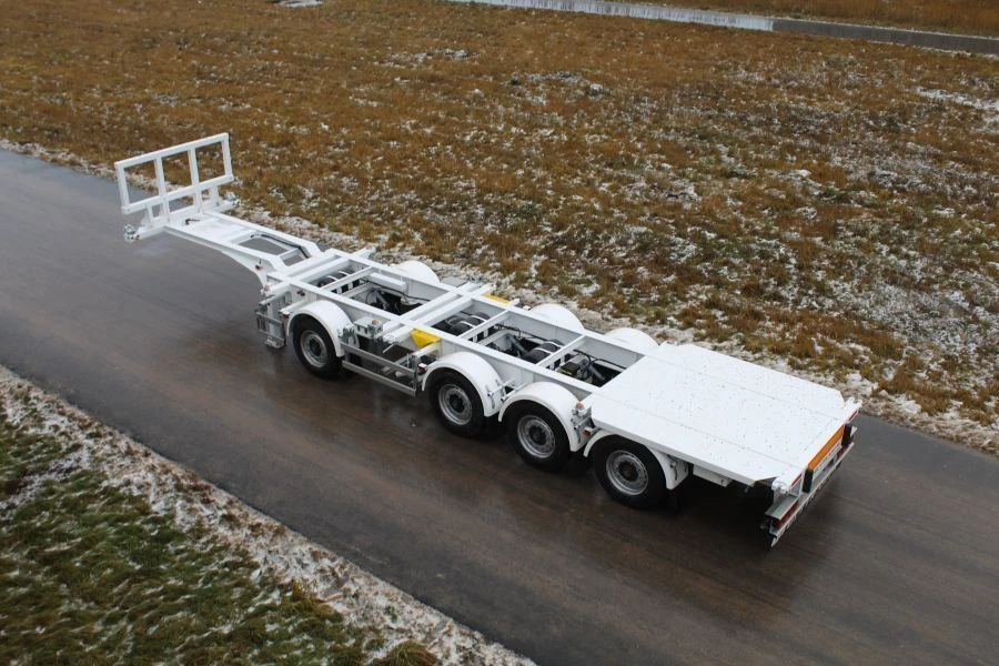 Semitrailer of modification CSA-544 (without hydraulic equipment), pneumatic tyres 385/65 R22.5x11.75; 385/55 R22.