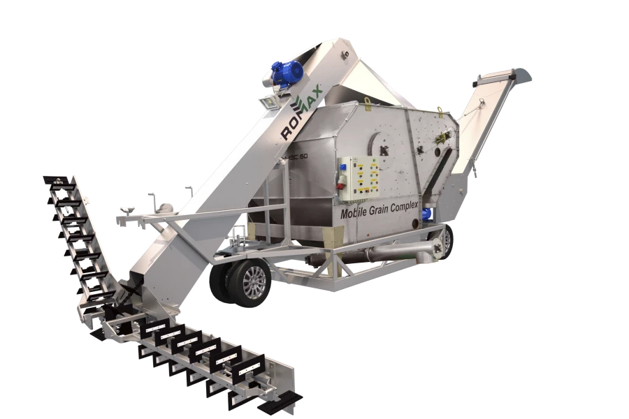 Mobile grain cleaning device type ALFA MGC