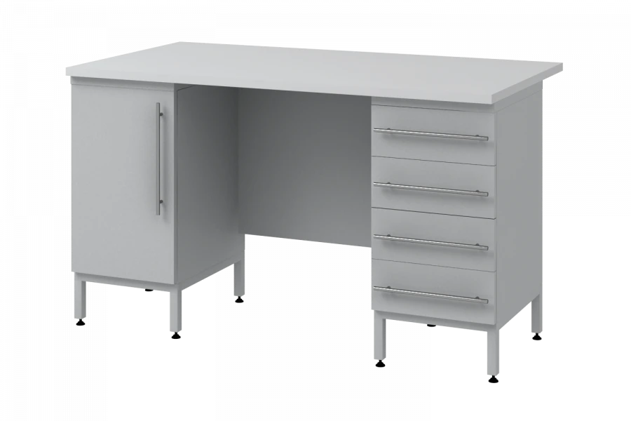 High wall table on SPT support bollards