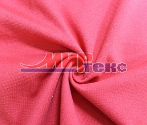 Knitted cotton fabric (cotton-100%), smooth-dyed, pressed regular fang.