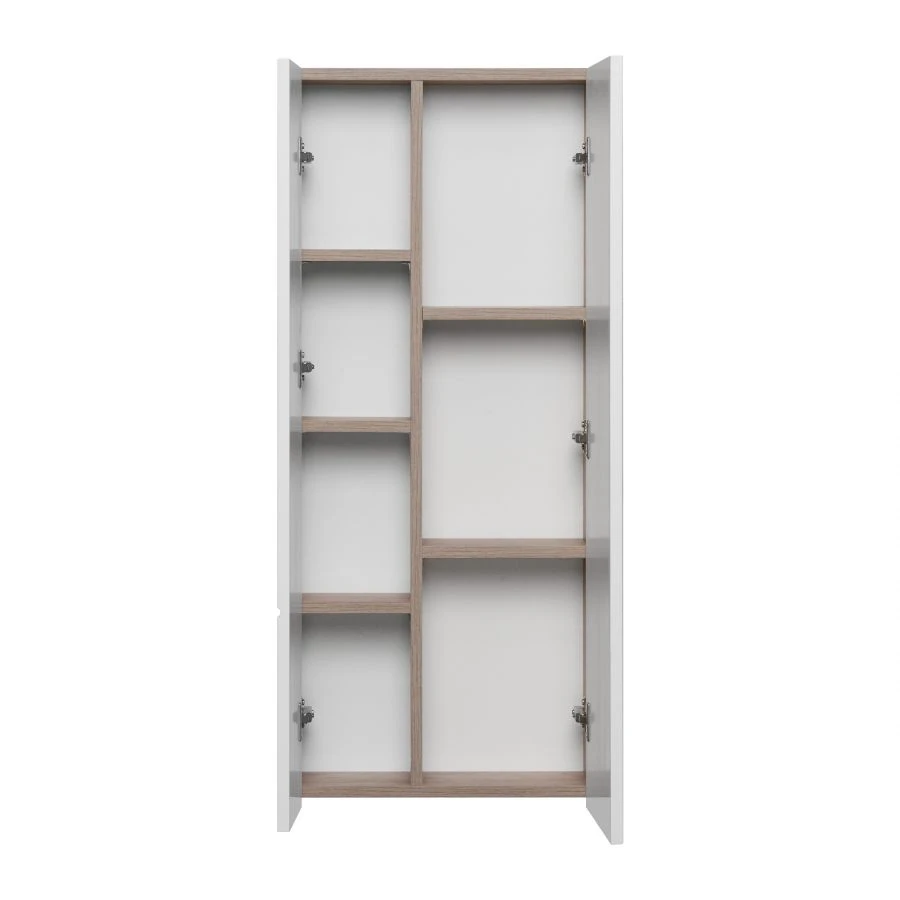 Locker cabinet Aquaton module Michelle 43 oak endgrain, white1.A244.2.03M.IX4.0