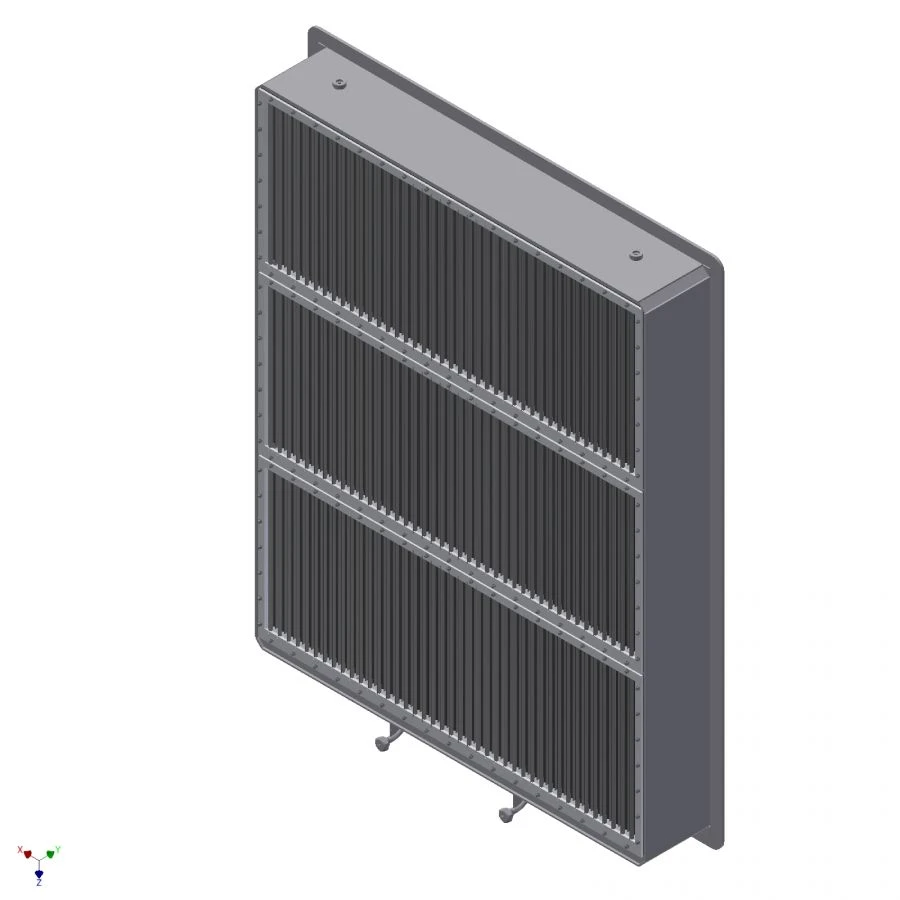 Air cleaning device for marine engines UOV-CAGI (Inertial separator)