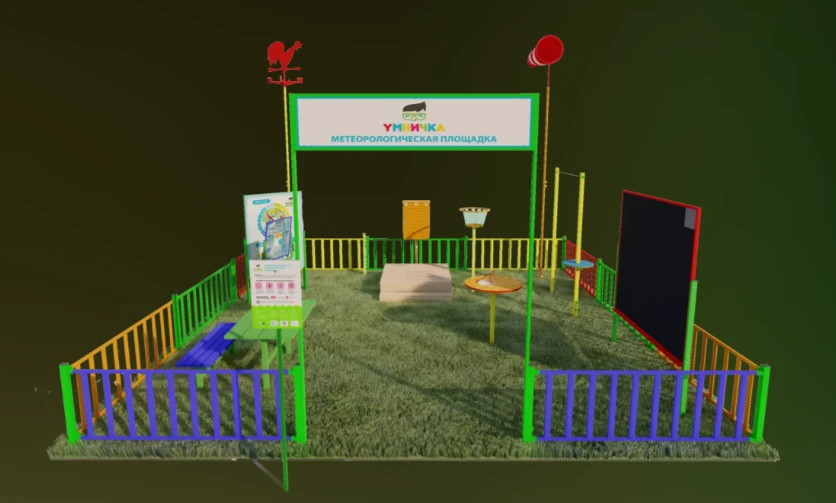 Meteorological platform for preschools and schools "Pro" MP-004