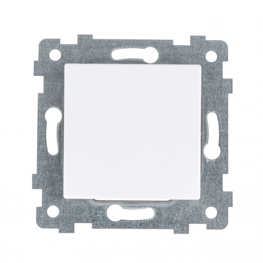 "AKSIOMA" Switch mechanism of single-key on/off switch S110-447. C110-447, colour white