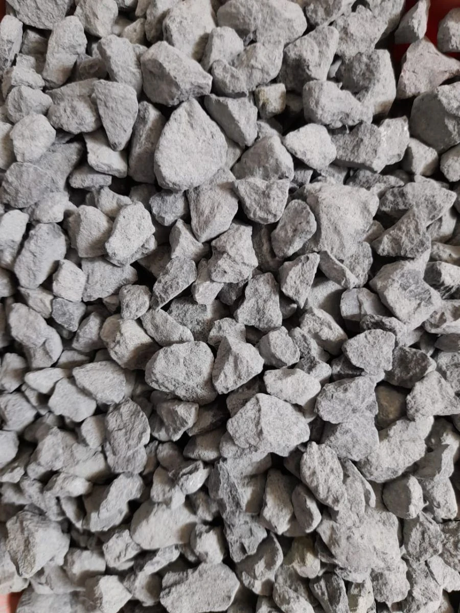 Crushed stone for road construction of wide fraction from 8 to 16 mm from gabbro-diabases of Krutorozhinskoe deposit