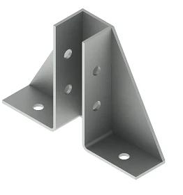 Delta support SM-FD1-3, with overall dimensions from 218x48x152 mm to 238x48x152 mm, metal thickness 4,0 mm, stainless steel