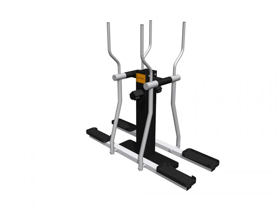 Stationary outdoor fitness equipment "Double skis" Romana 207.21.02