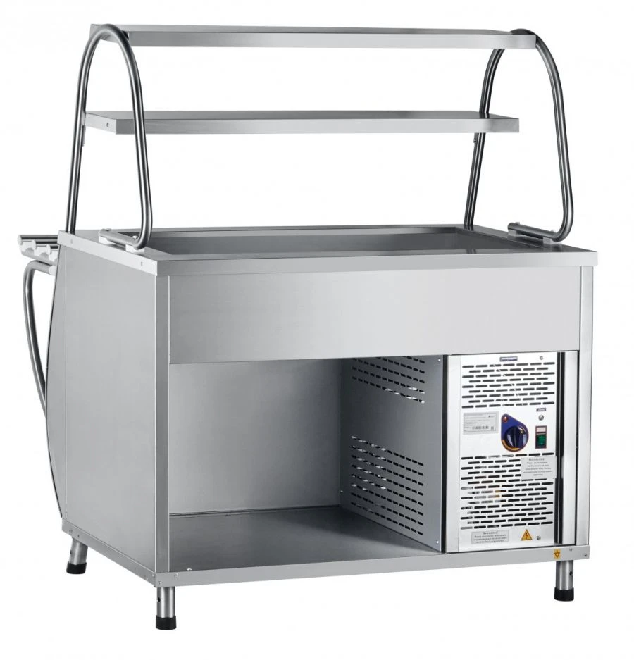 Refrigerated high-temperature display counter with neutral cabinet PVV(H)-70M-NSh (Kashir.)