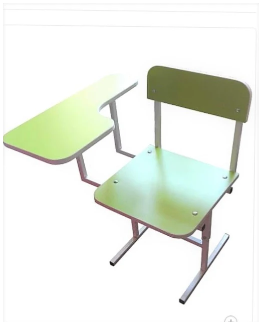 Pupil's chair, height-adjustable with table top art. no. SH.02.08