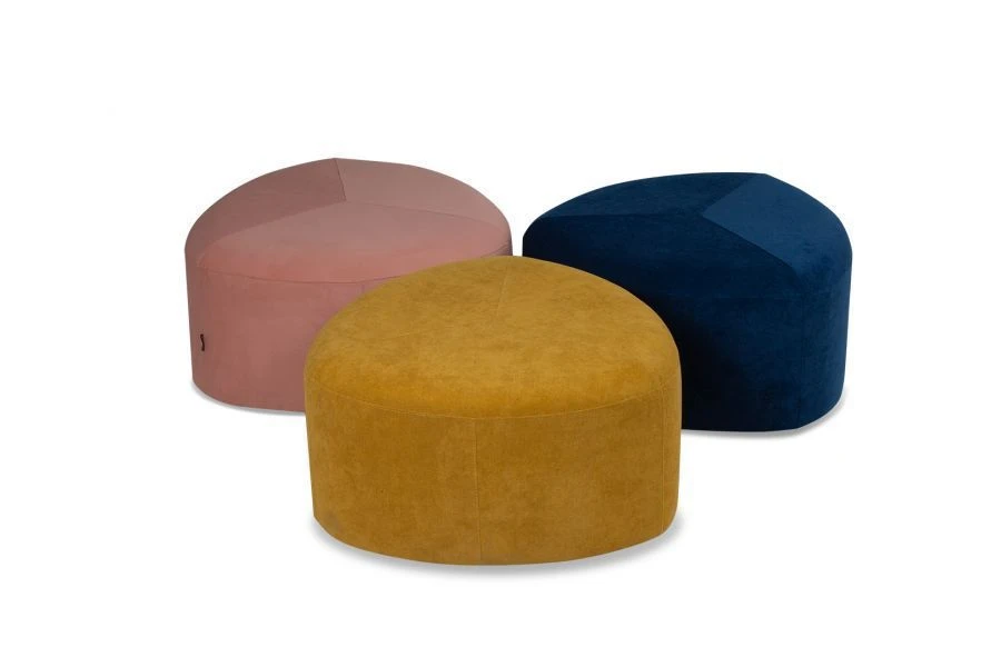 Upholstered poufs "SOFTI"
