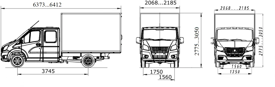 Medical complex (fluorograph), modification: 2250JJ is made on the basis of vehicle and chassis GAZ (GAZelle NN), modification C