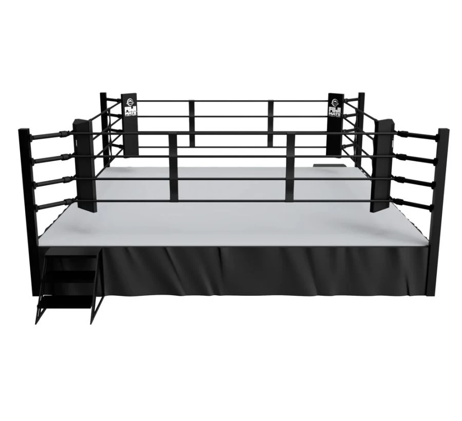 Boxing ring on the platform