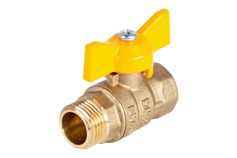 Gas ball valve Dist, series "Standard" DN25 1" BP-BP, 423B