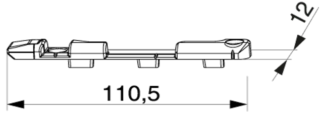 VEKA locking strip, item no. 373546