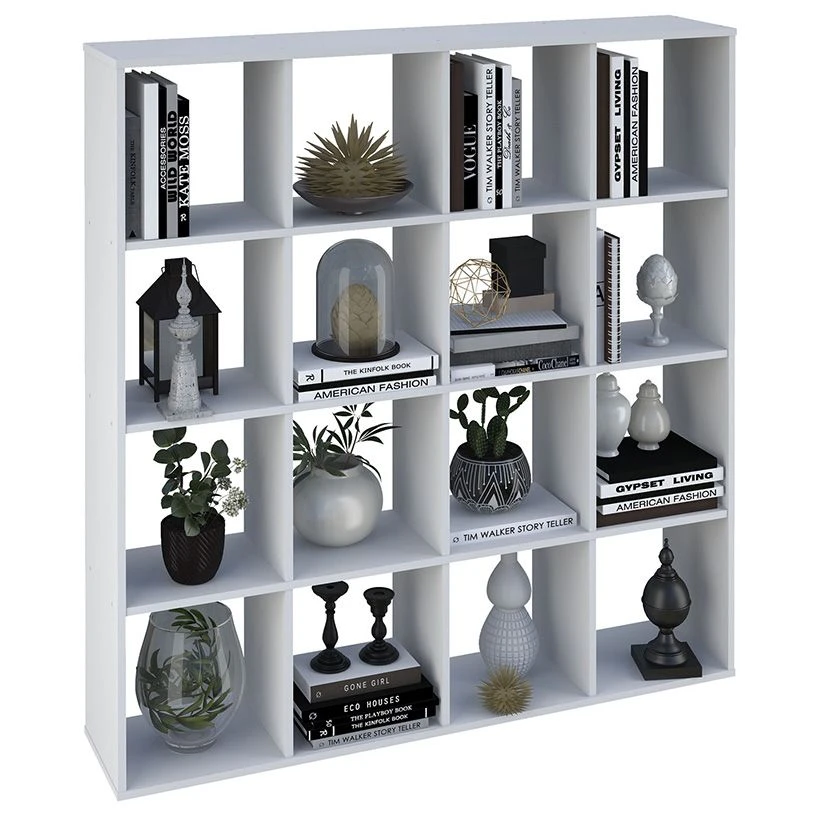 Polini Home Smart Cube 16-piece shelving unit, white, article number 0001695.9