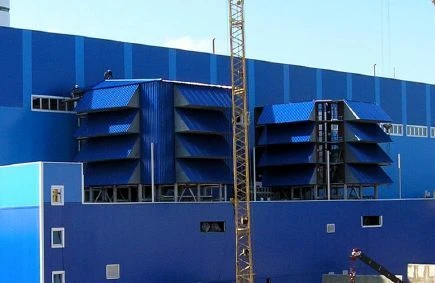 Air intake duct (air intake unit and duct) for gas turbine power plant GTE 110M