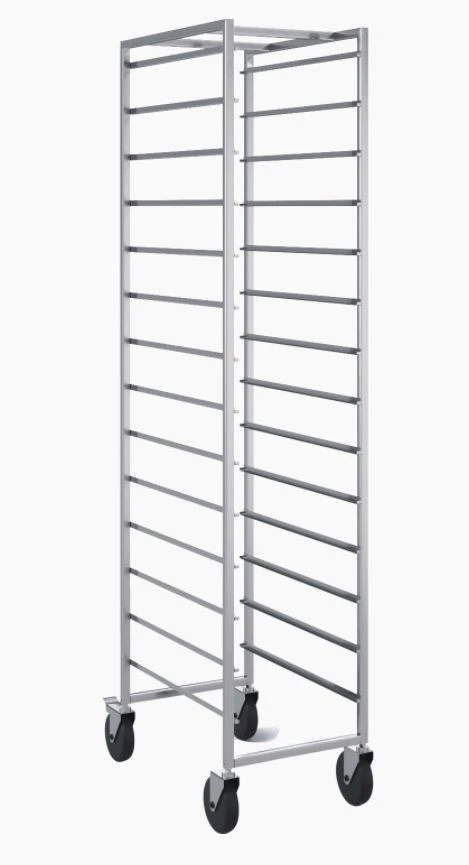Pin trolley for trays 600x400mm 14 levels (AISI 430)