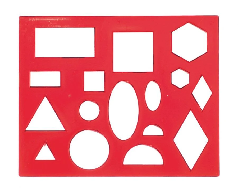 Stencil of geometrical figures ?1