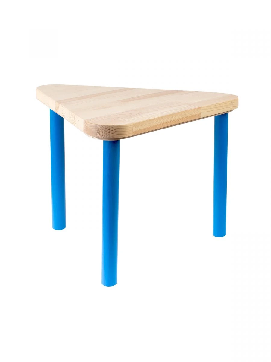 Children's triangular table 460 / blue