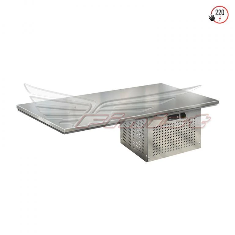 Refrigerating surface built-in STATIC table
