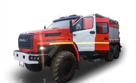 Emergency rescue vehicle (ERV) without CMU, type 6YN31, modification 6Y311E, based on URAL-55571 chassis (-60, -62, -70, -72, -7
