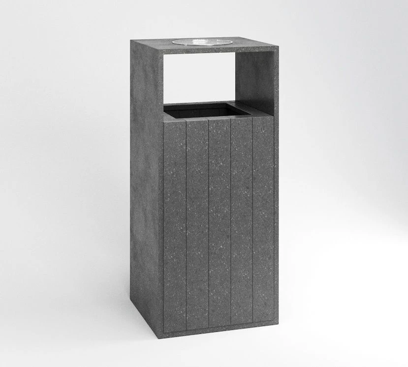 Ecourne with textured ashtray