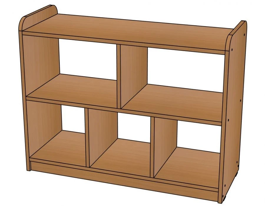 Shelving unit "K-4" H=700 from the set "Fortress" / SZh71