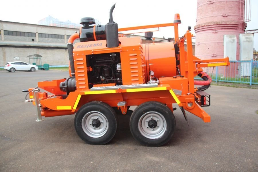 Trailer for asphalt pavement patching BCM-24.5M