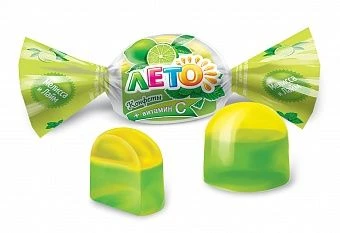 Weight candies LETO with Melissa and Lime flavour with vitamin C