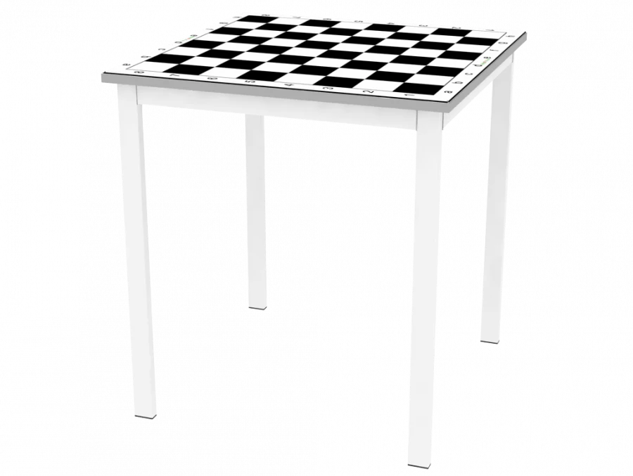 Chess table with a field (photoprint) 650x650x700mm (WxHxH)