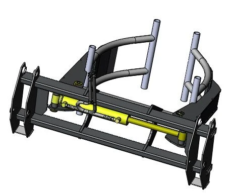 Replacement working body for the SNU-550 universal mounted loader-loader: SNU-550-18 universal gripper.