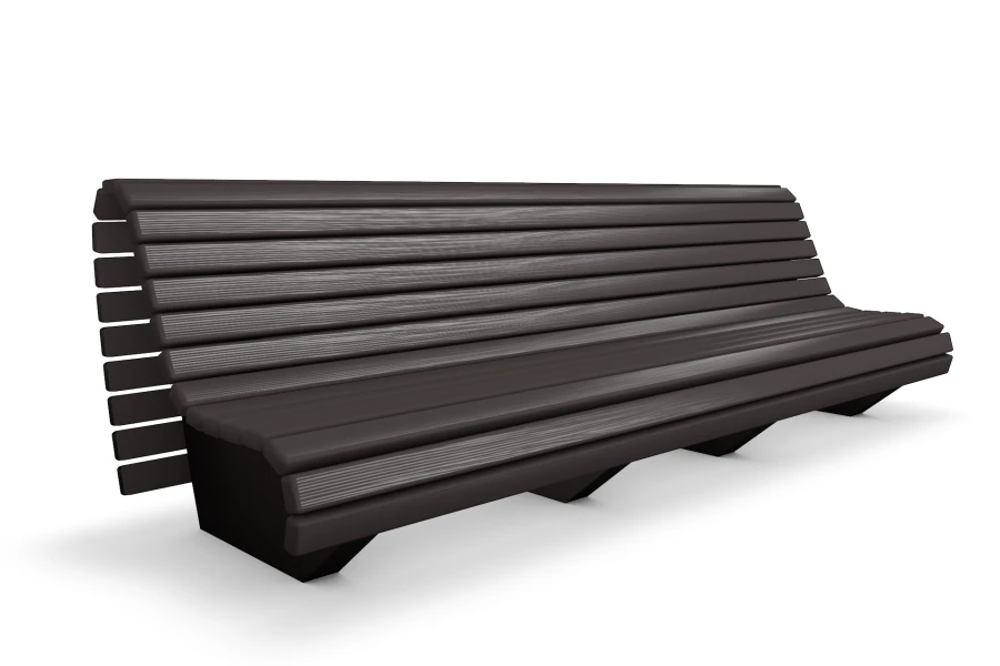 Closed park sofa 3 m