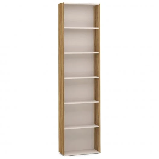"SOHO" G6C-03.DT, End shelf unit, right side, gl.608 (oak) from the "SOHO" modular furniture set