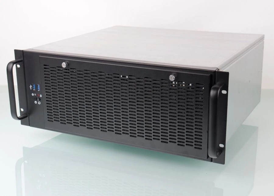 Computer server case Jupiter-400 for installation in 19" rack 4U high