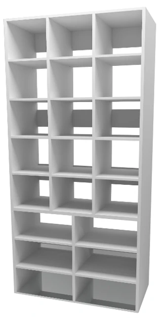 Cupboard for parcels and dispatches MOPS, marking "MS FURNITURE".
