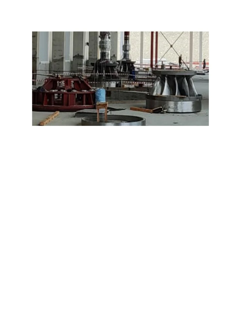 Hydraulic turbine RO40-V-185 for Cherekskaya HPP (hydraulic turbine st. No. 3)