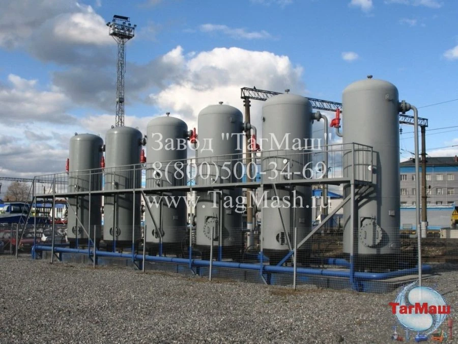Vertical steel tank of 300 m3 type RHS model RVS-300