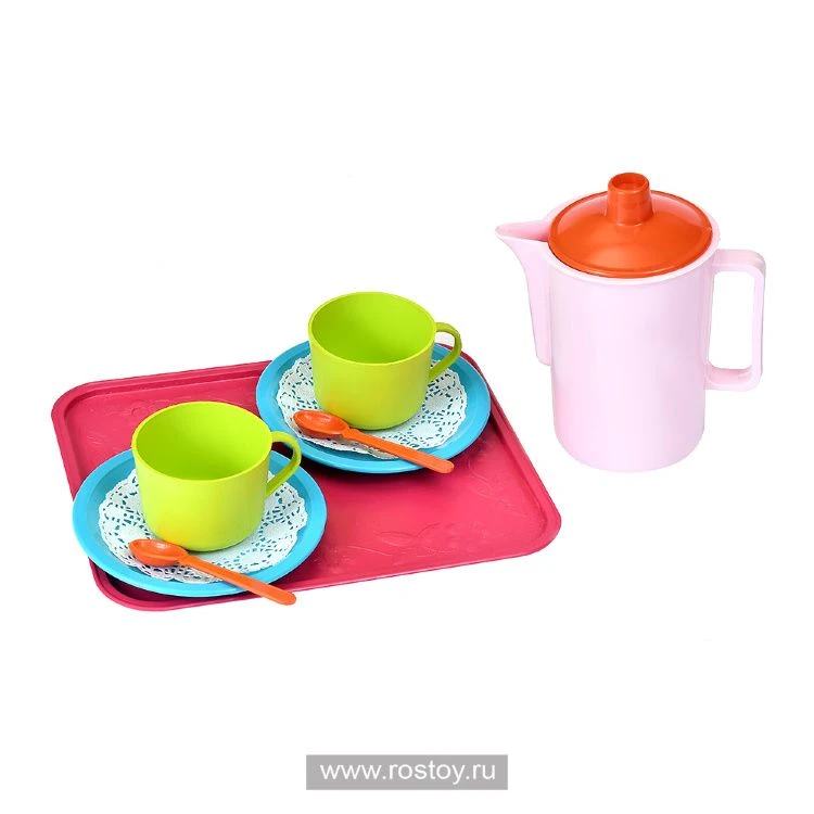 Toy Tea Set Sour Shores / 9 items
