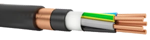 Universal power cable with copper conductors, mark KUSIL ng(A)-HF ** EPSE