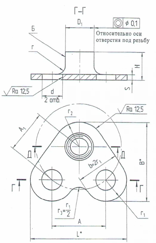 Self-locking nuts OST 1 33078-80