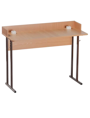 STANDARD Pupil's two-seater table for physics room with a side with constant parameters, type 1