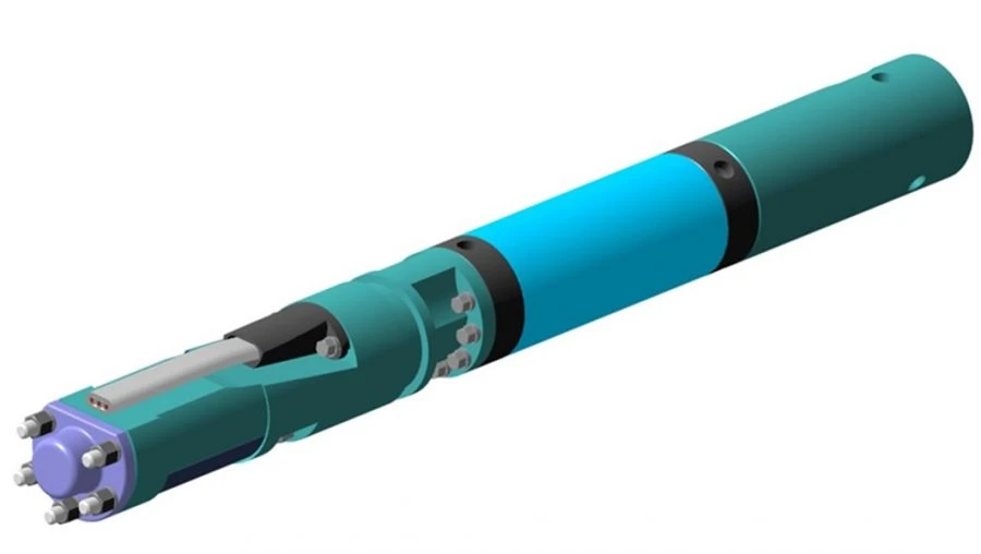 Asynchronous submersible three-phase squirrel cage oil-filled electric motors of PED-Ya series single-section for operation in p