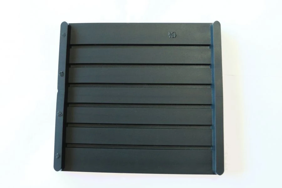 Laying of railway track fastening CP 74 (category II, version PD, material "Picopan")
