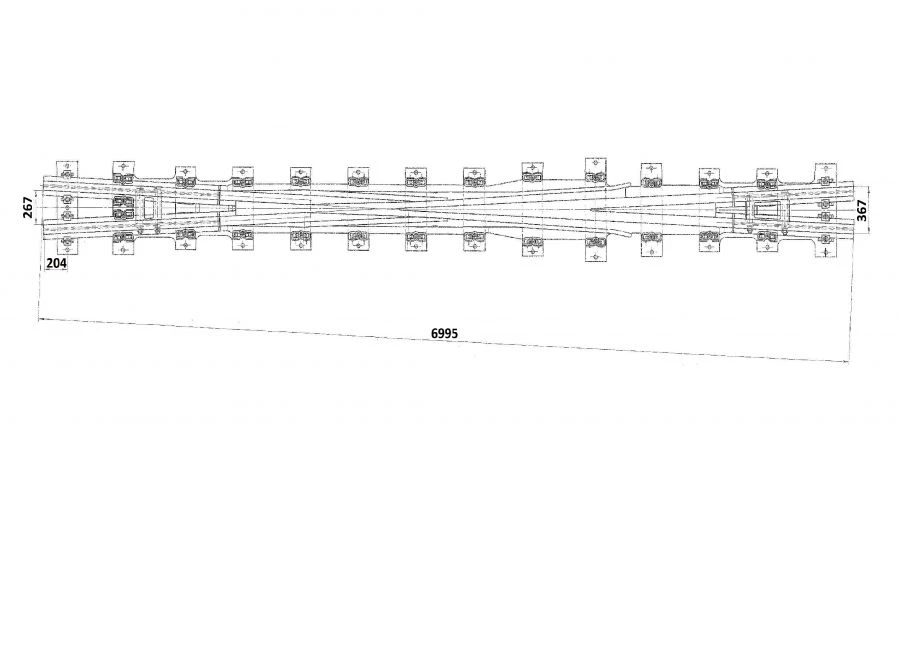 Cross member of type P65 of mark 1/11 of project H01.004.3000.00