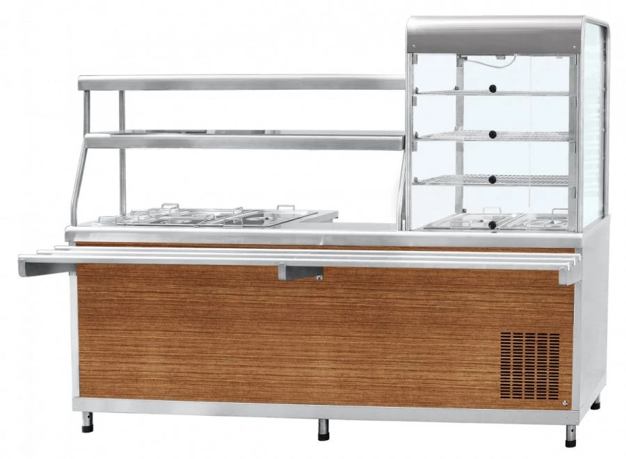 Refrigerated display counter type PVCM-70KMU right coloured