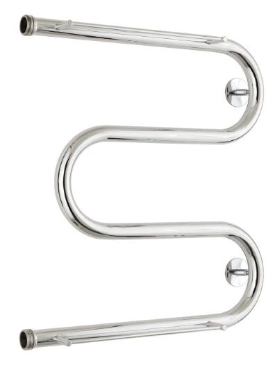 Towel dryer 00414-5050PS "STYLE" "M-obr.+" 2P 500?500 thread-bend 1", Without covering "PolymerProtekt".